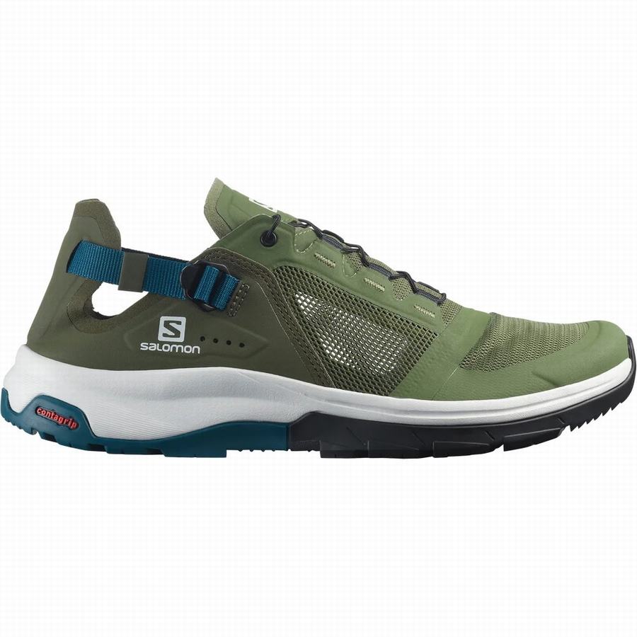 Salomon Tech Amphib 4 Wandelschoenen Heren Olijfgroen (FKV3017YK)